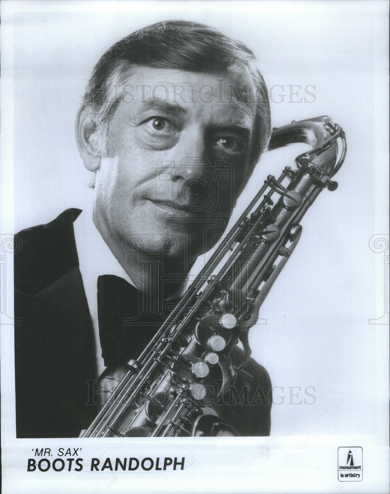 1974 Homer Louis Boots Randolph III Musician Known For Yakety Sax - Historic Images