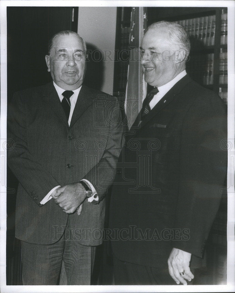 1968 Richard Daley Mayor Arnold Rauen Federal Executive Board - Historic Images
