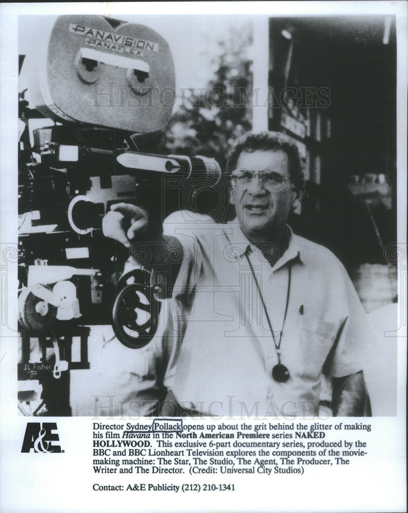 Director Sydney Pollack in Havana filming his film 