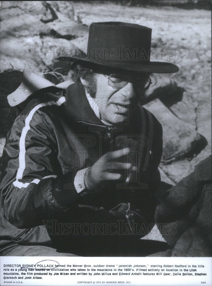 1973 Press Photo Director,writer & producer Sydney Pollack. - Historic Images