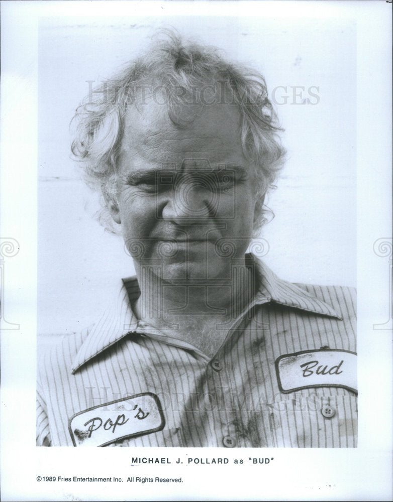 1989 Press Photo Michael Pollard as "Bud" - Historic Images