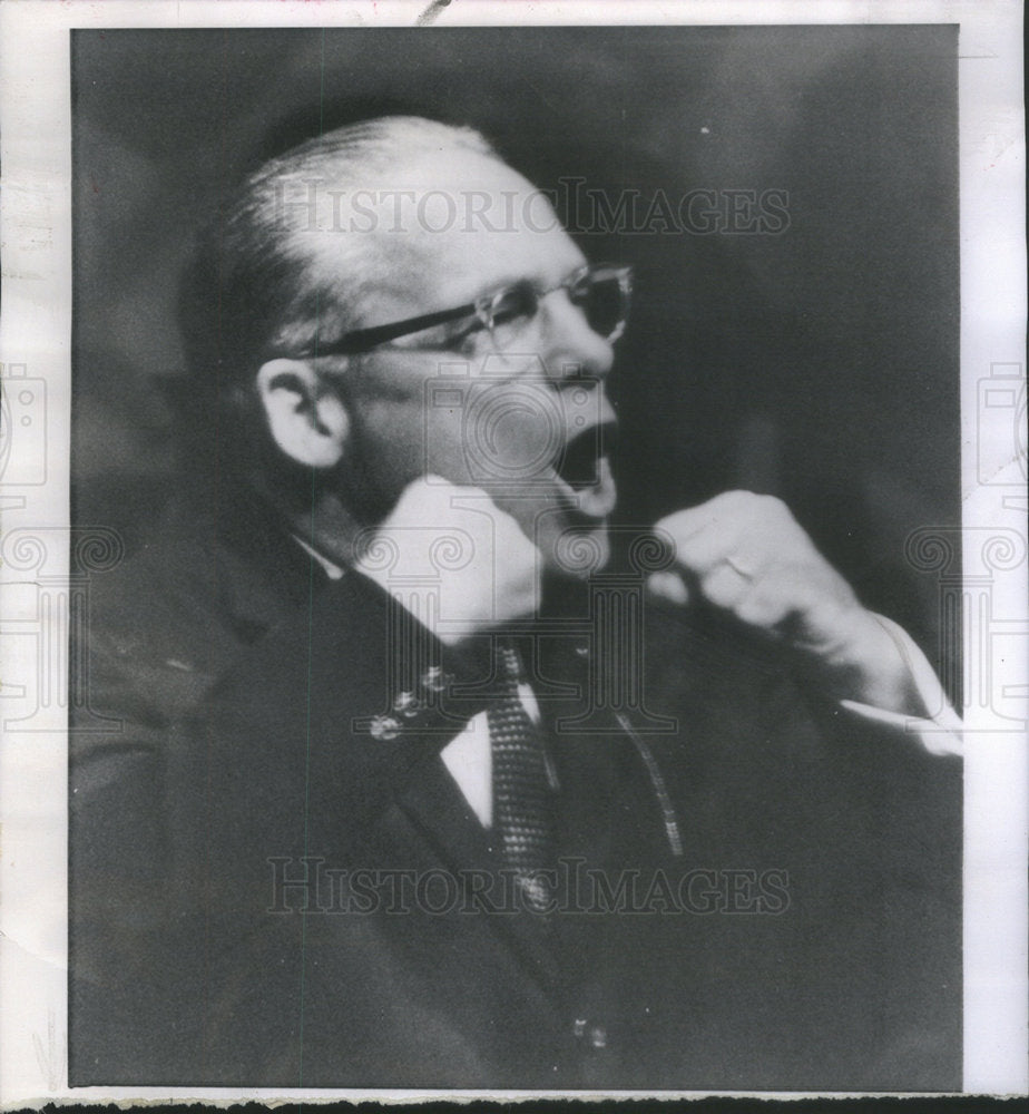 1960 Pollard Head Baptist Convention Blasts President Harry Truman - Historic Images