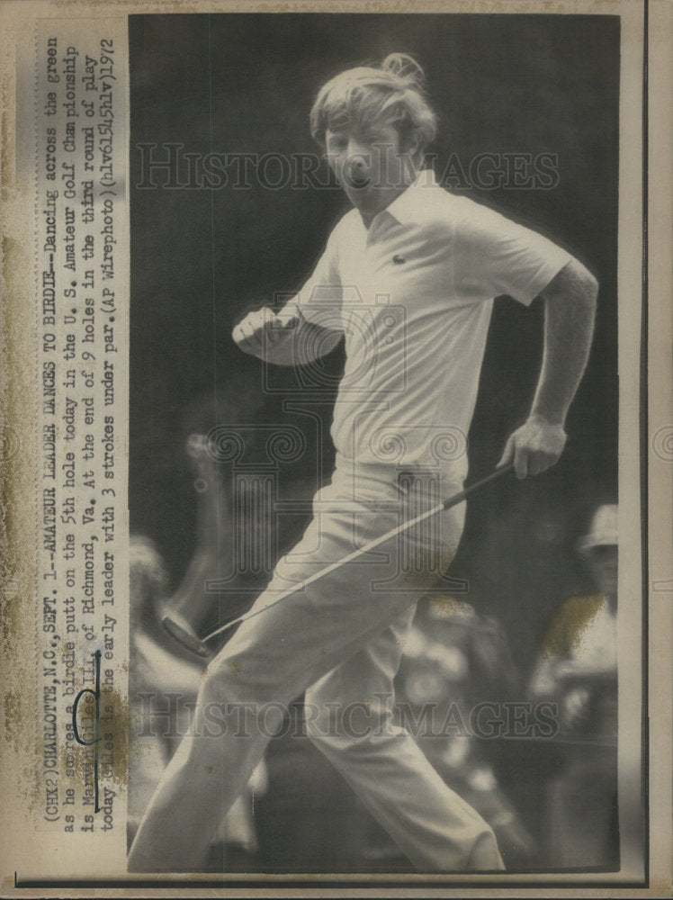 1972 Press Photo Marvin Giles III U.S. Amateur Golf Championship - Historic Images