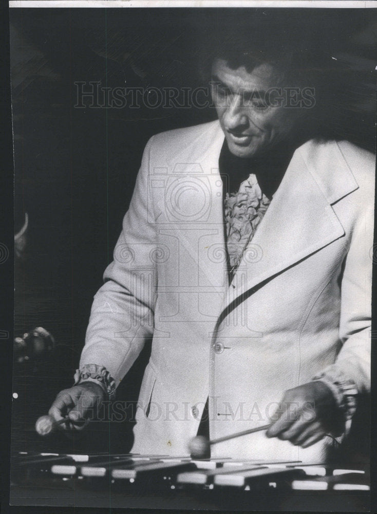 1974 Press Photo Terry Gibbs Musician worked film and TV studios recorded - Historic Images