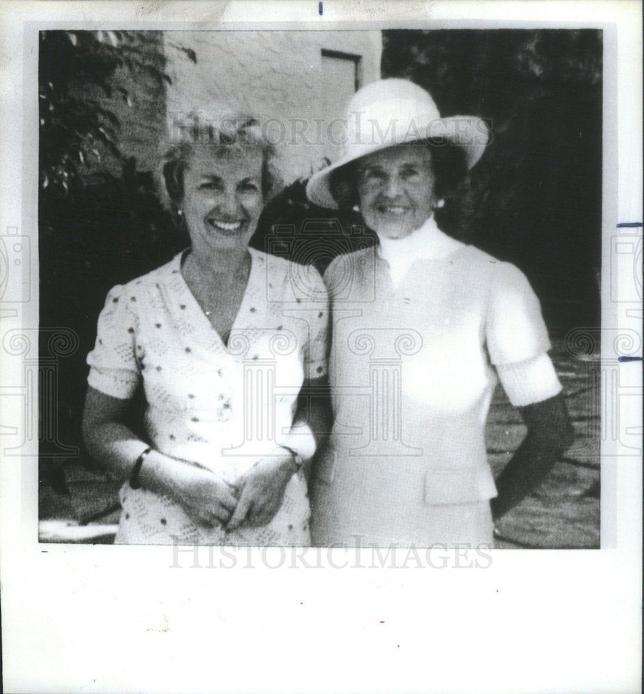 1986 Press Photo Barbara Gibson Rose Kennedy writer - Historic Images