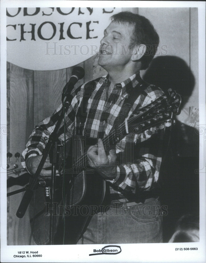 Press Photo Samuel Robert Gibson folk singer folk music - Historic Images