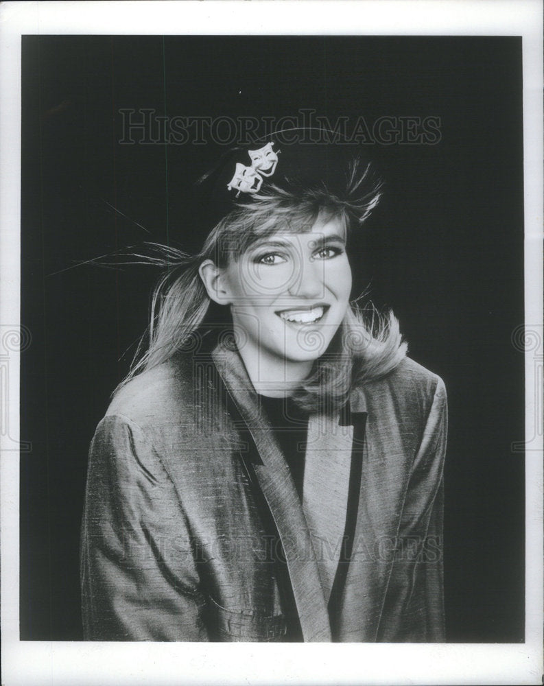 1989 Press Photo Debbie Gibson American Singer Song Writer Chicago Illinois - Historic Images