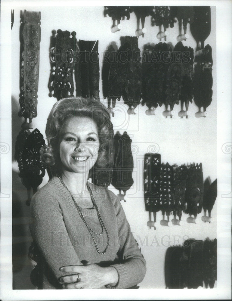 1970 Press Photo Virginia Gibson co-host of ABC News "Discovery" at Finland - Historic Images