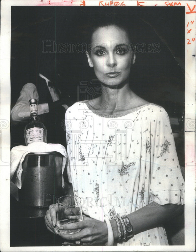 1981 Press Photo Christina Kemper American Film Actress Producer Chicago Ill - Historic Images