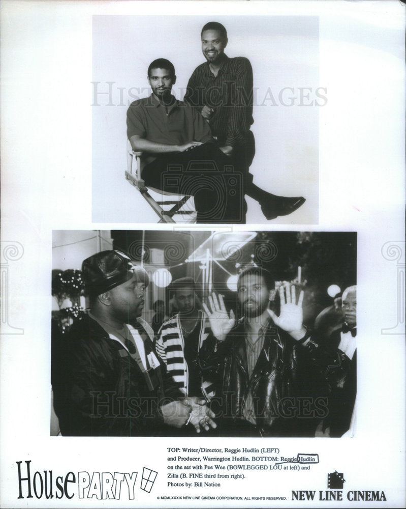 PRESS PHOTO REGGIE HUDLIN AMERICAN WRITER FILM DIRECTOR - Historic Images