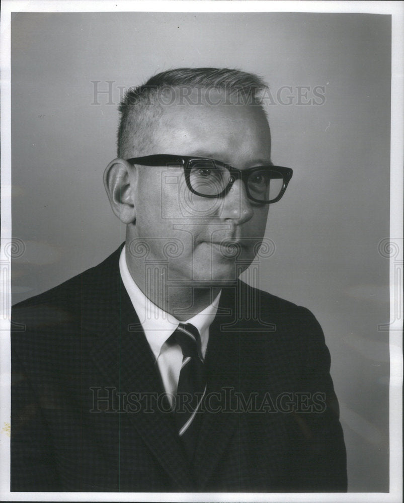 1967 Press Photo Dr Charles Huddleston California U.S Naval Radiological Defense - Historic Images