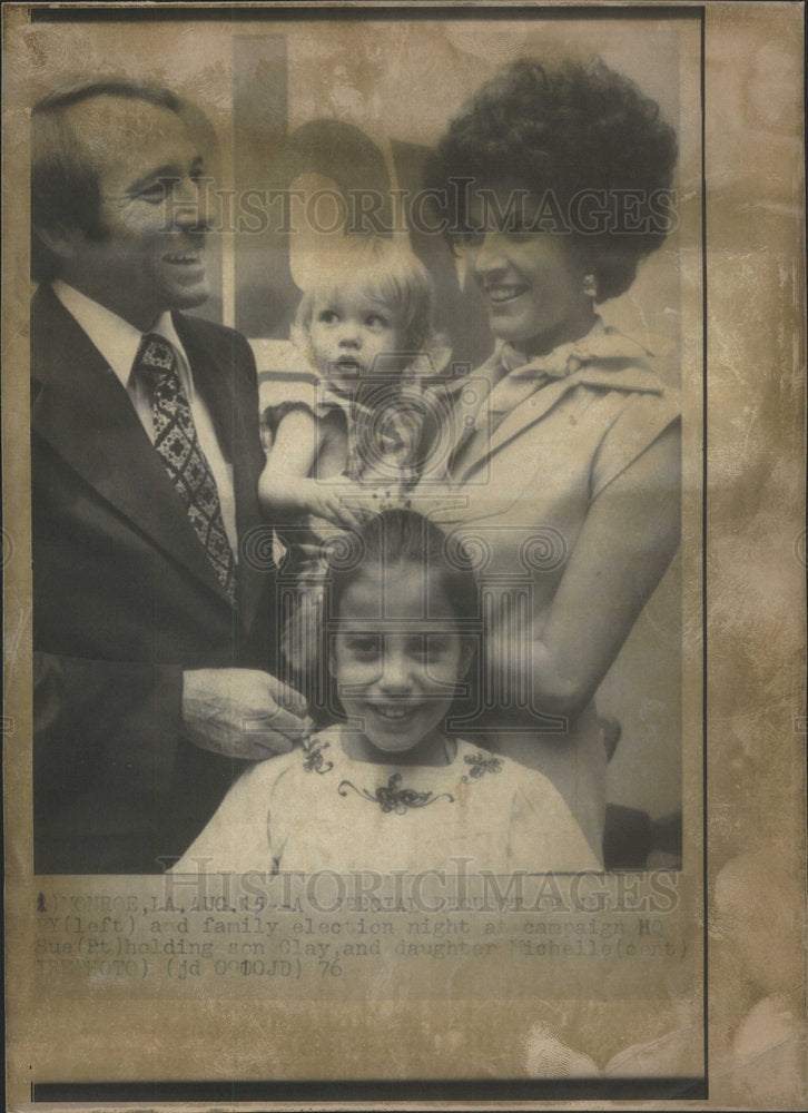 1976 Press Photo Jerald Huckaby American Businessman Democratic Politician Ill - Historic Images