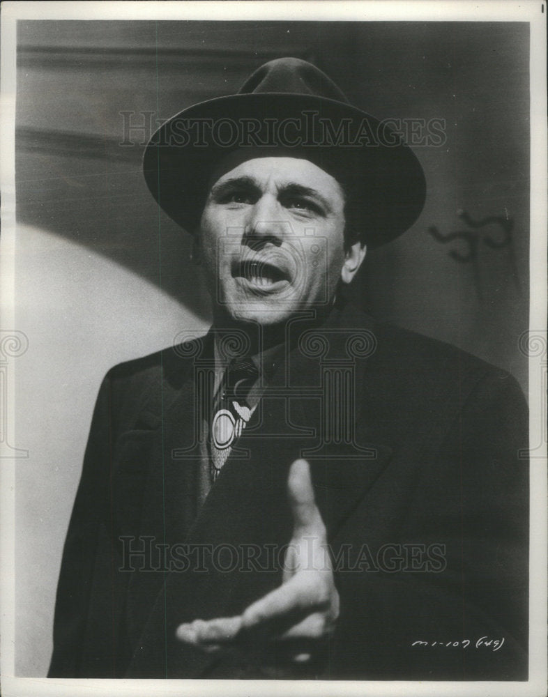 1961 Press Photo Peter Michael Falk American Film Theater Actor Chicago Illinois - Historic Images