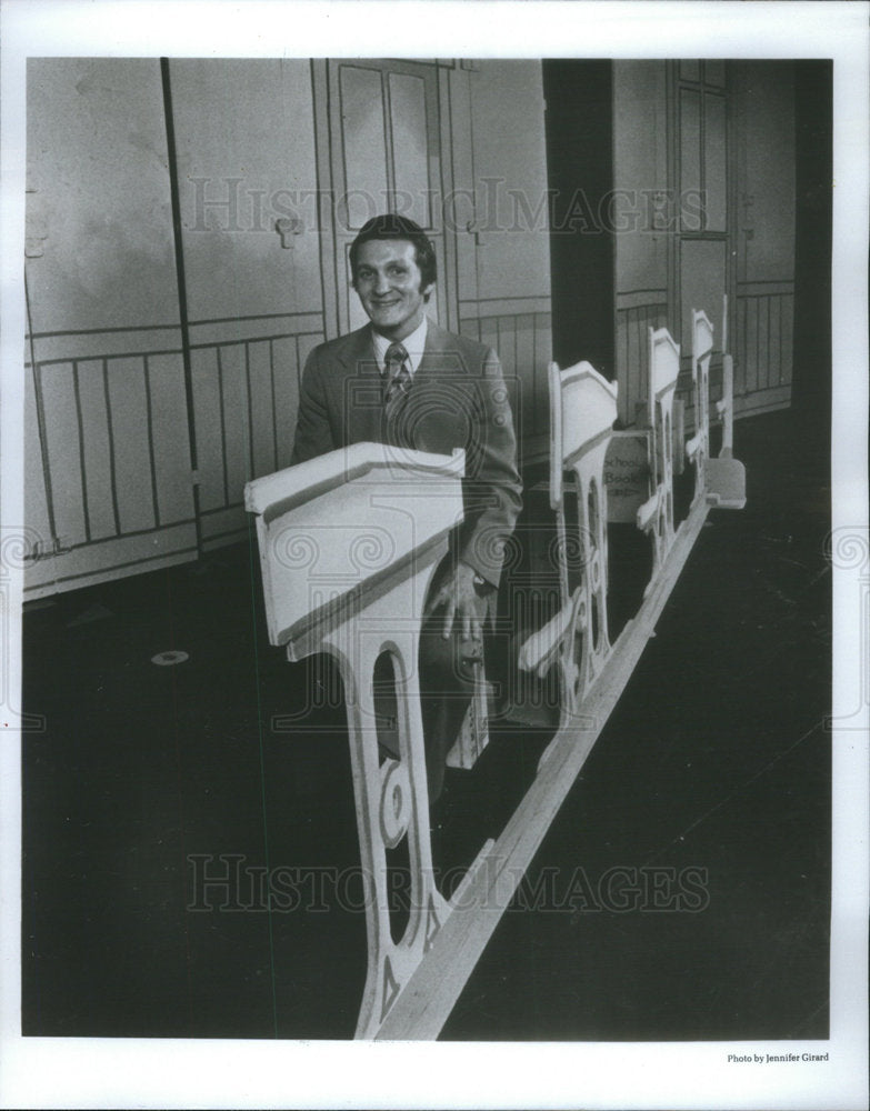 1982 Press Photo John Powers Playwright Author - Historic Images