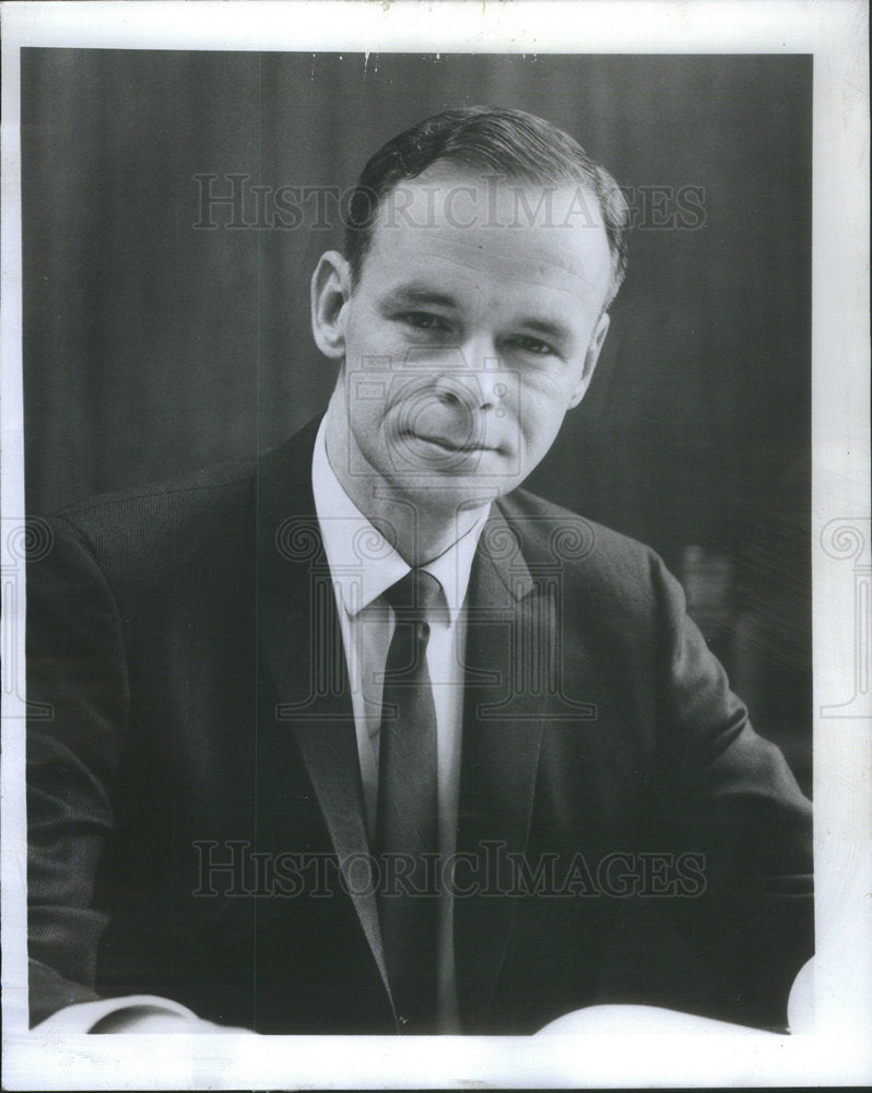 1968 Neil J. Ott former financial vice president of Ray Ring Co. - Historic Images