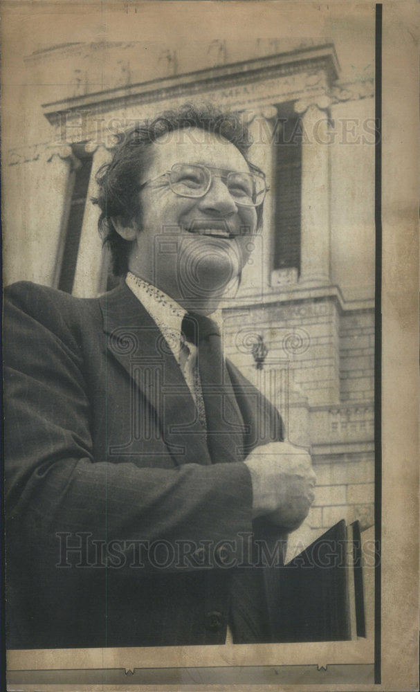 1973 Press Photo Henry J.Price, a lawyer for the Indiana Civil Liberties Union. - Historic Images