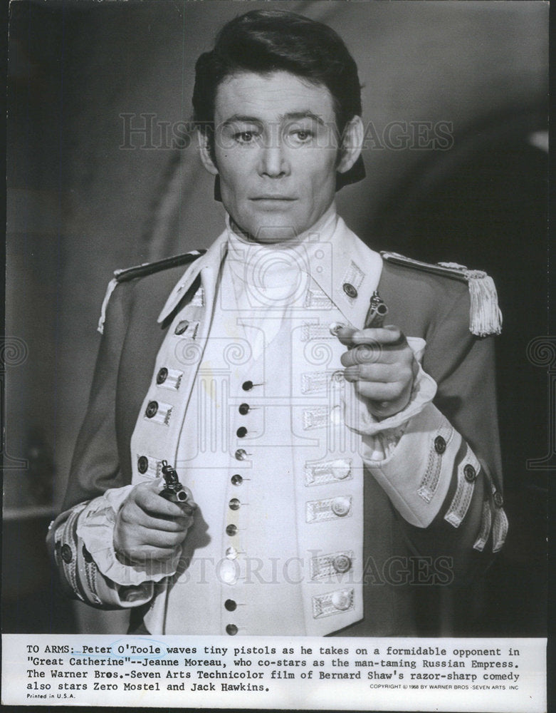 1968 Press Photo Peter O'Toole stars in "Great Catherine" - Historic Images