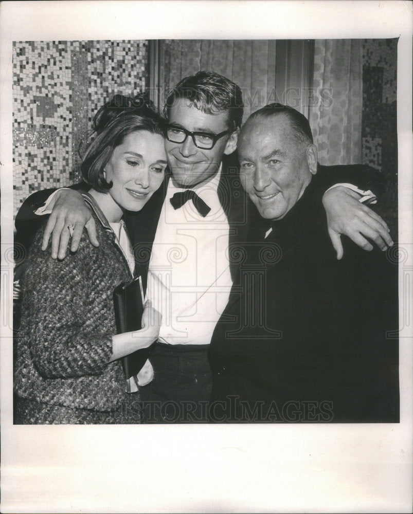 1964 Peter O Toole wife actress Sian Phillips producer Hal Wallie - Historic Images