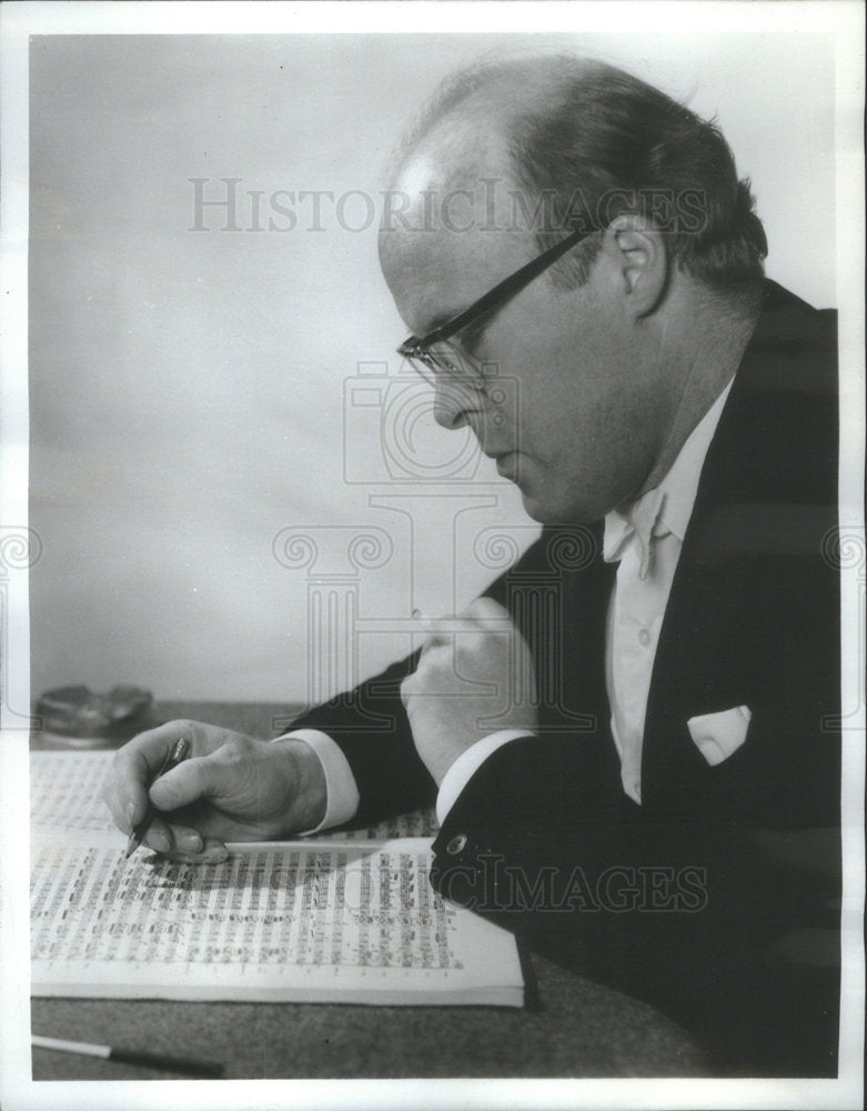 Picture of Brian Priestman, Music Conductor. - Historic Images