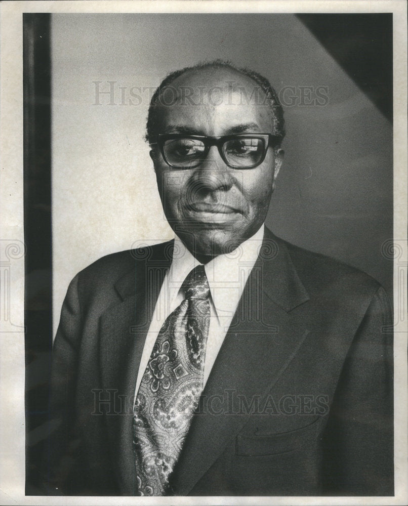 1972 Press Photo Leon Fanniel Mission Council United Presbyterian Church - Historic Images