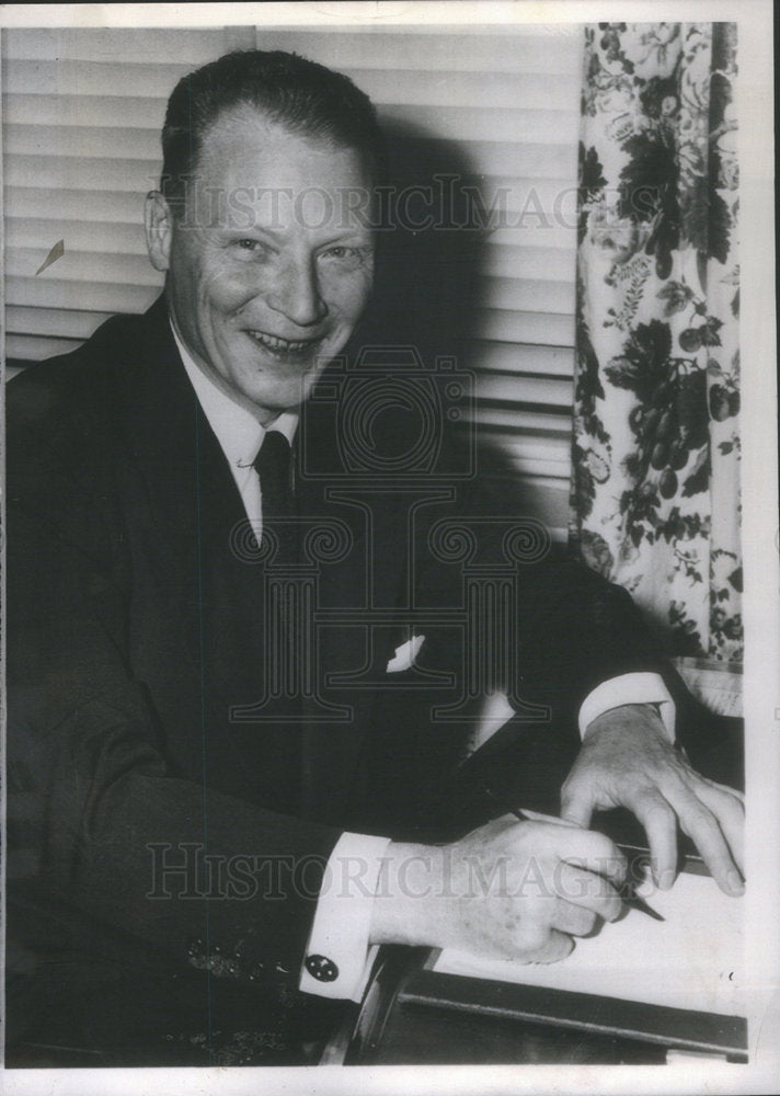 1953 Press Photo James Harry Price, Episcopal Church of St. James - Historic Images