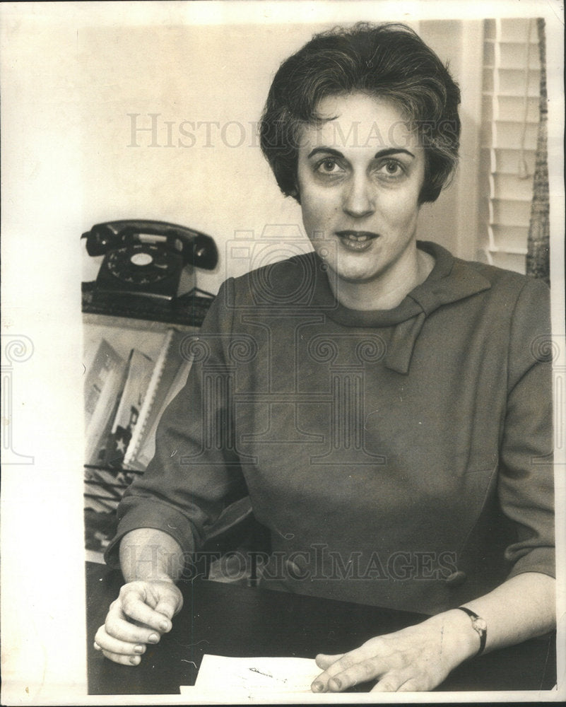 1966 Press Photo Jayne Price, Republican Candidate for City Clerk, Chicago - Historic Images