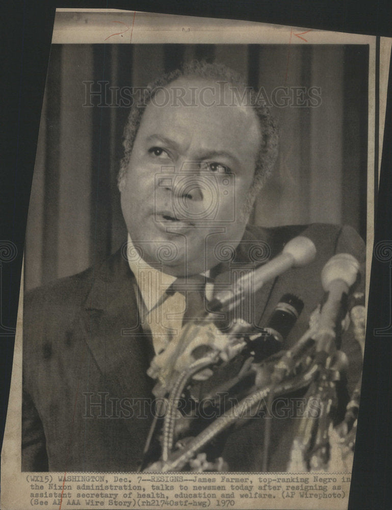 1970 James Farmer, top-ranking Negro in the Nixon administration - Historic Images