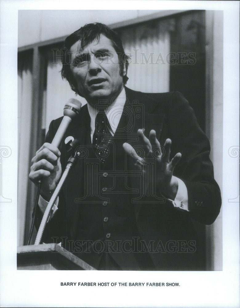 PRESS PHOTO BARRY FARBER AMERICAN SHOW HOST AOTHOR - Historic Images