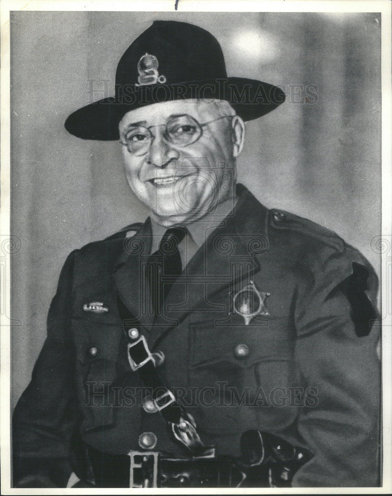 1987 Press Photo Frank L. Fargoi, Cook County Sheriff and Illinois State Police - Historic Images