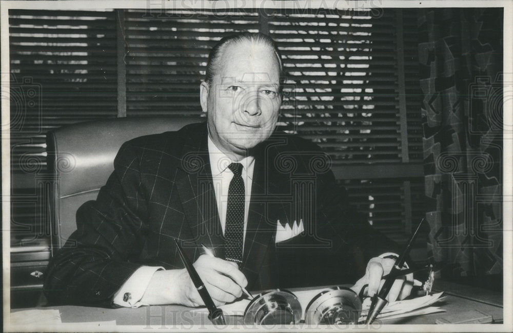 1967 Economic and Development Minister Stanley Randall - Historic Images