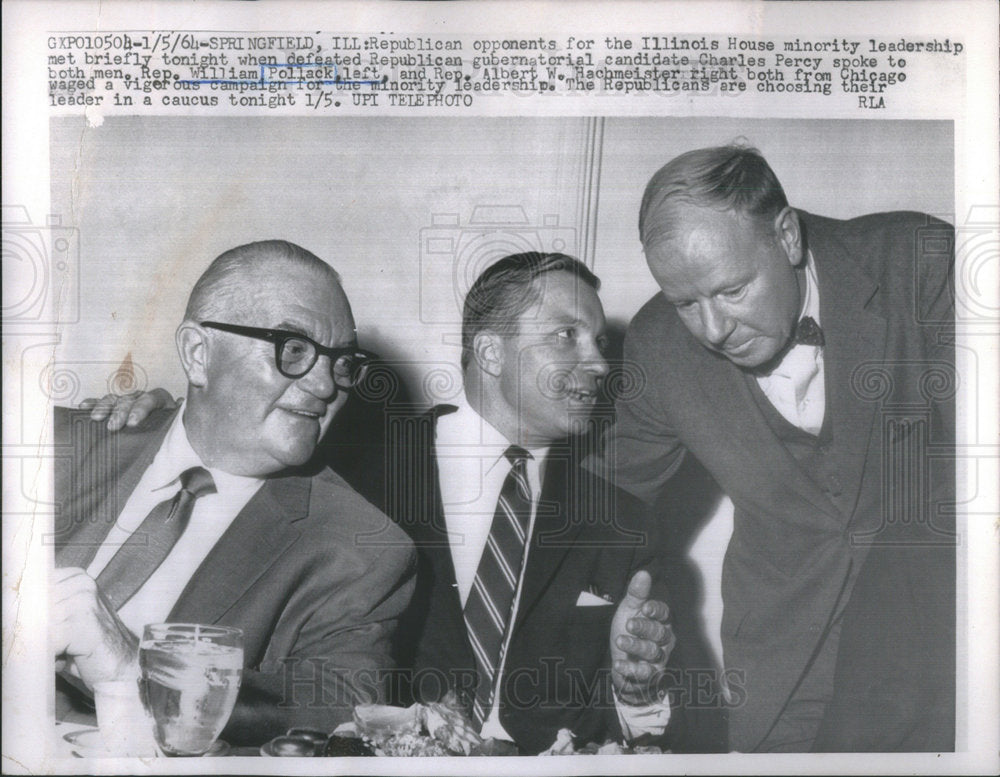 1965  REP. WILLIAM POLLACK REPUBLICAN OPPONENTS REP. ALBERT W. - Historic Images