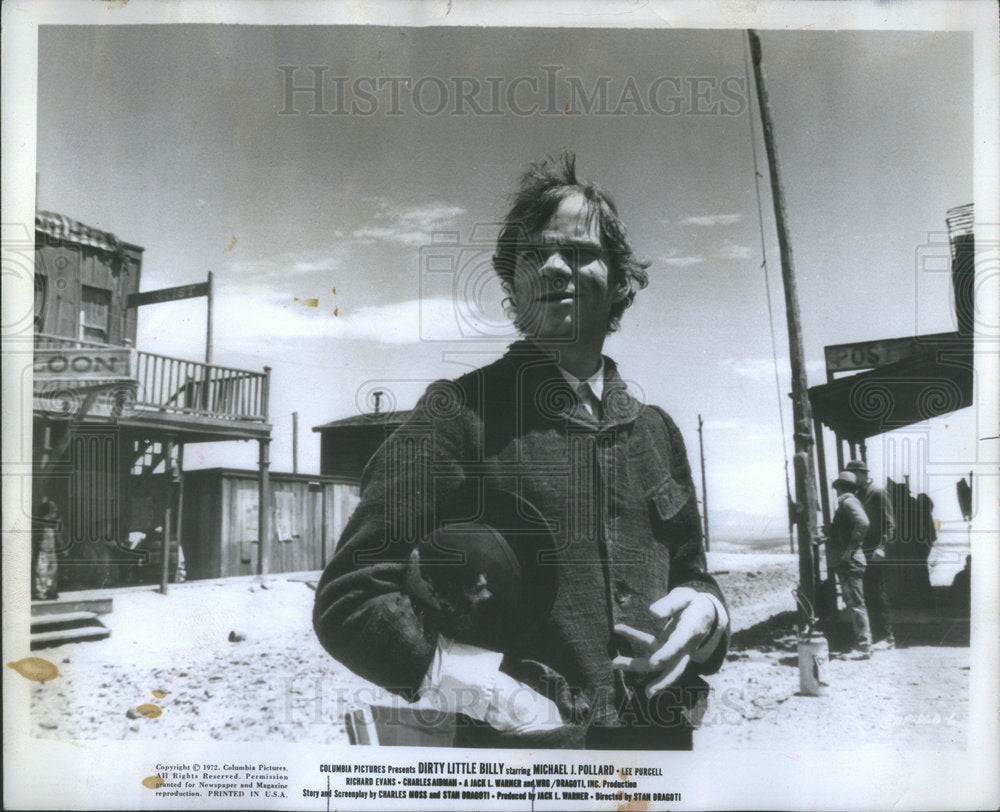 1973 Michael J. Pollard stars in "Dirty Little Billy" - Historic Images