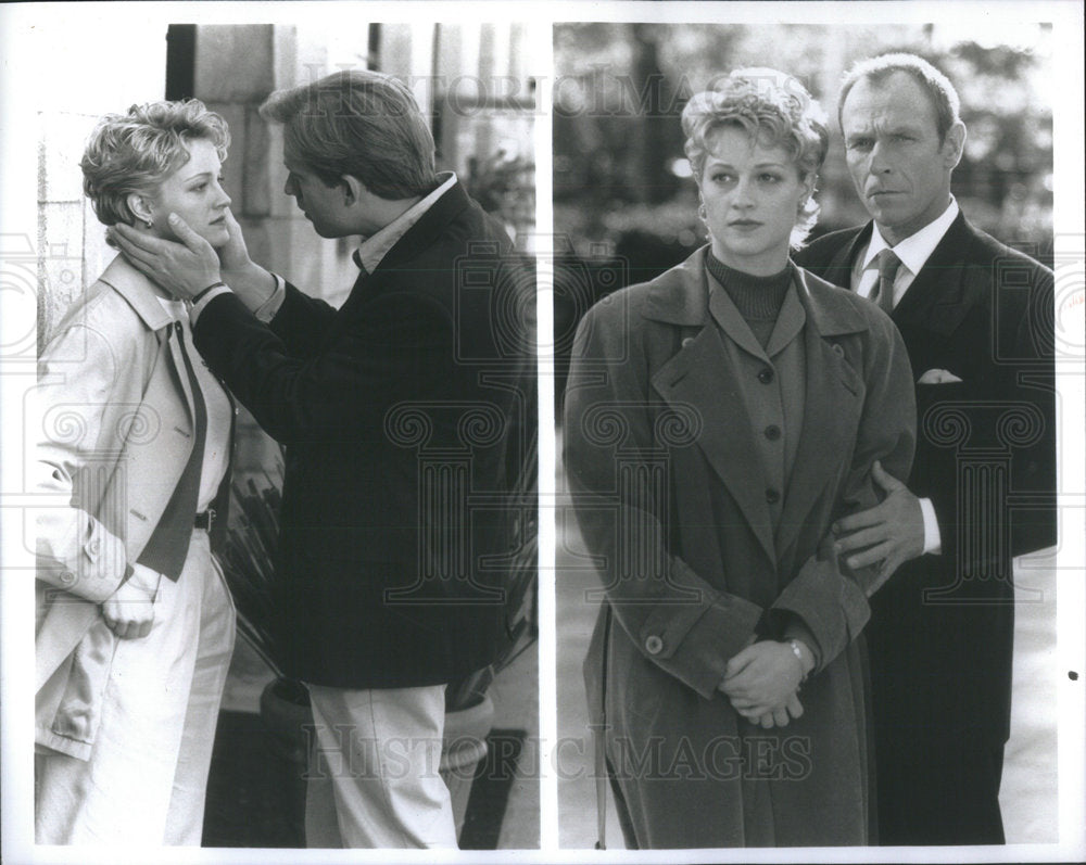 1996 Press Photo Teri Polo, Reed Diamond, Corbin Bernsen in "Full Circle" - Historic Images