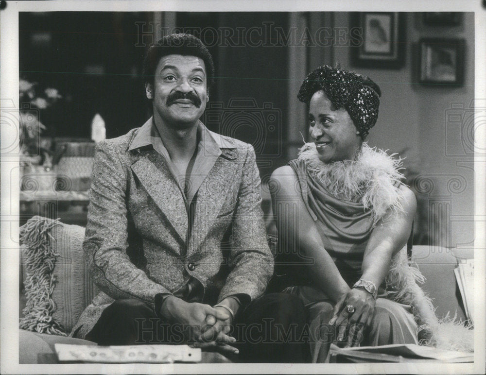 1979 Press Photo Roger Robinson and Marla Gibbs Of The Jefferson - Historic Images