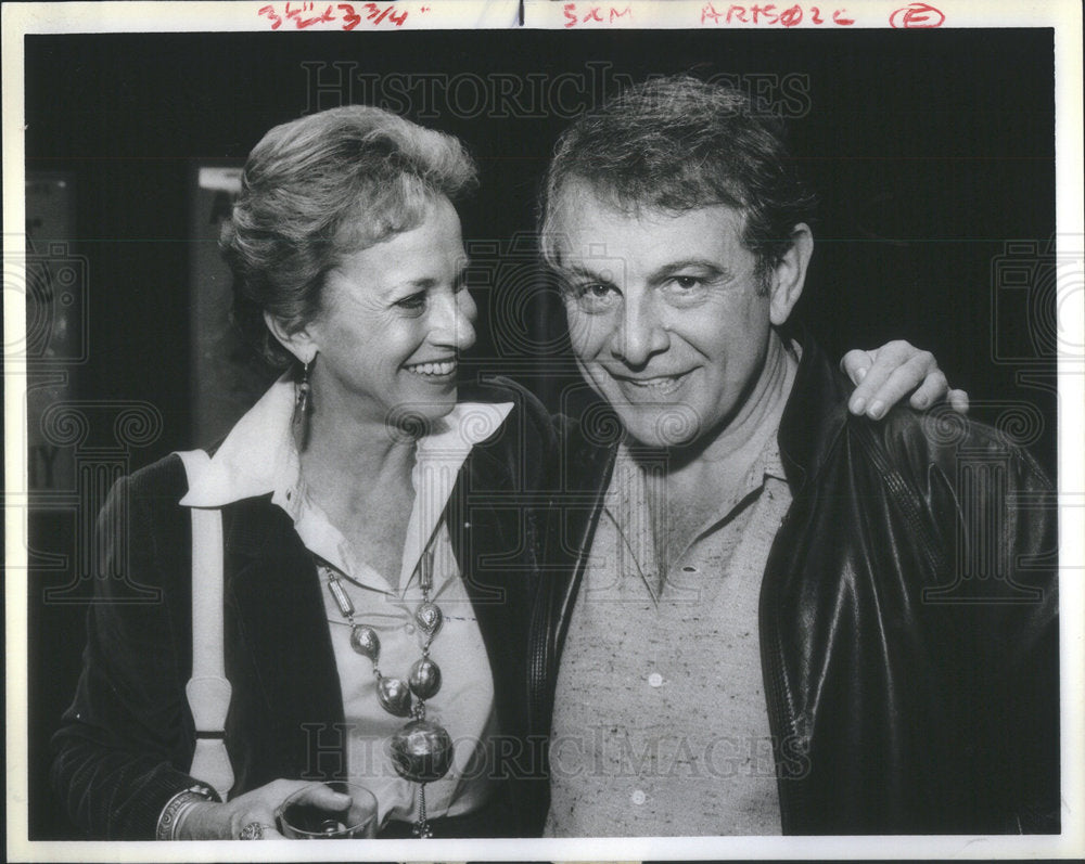 1984 Press Photo BOB GIBSON FOLK SINGER CONNIE ZONKA - Historic Images