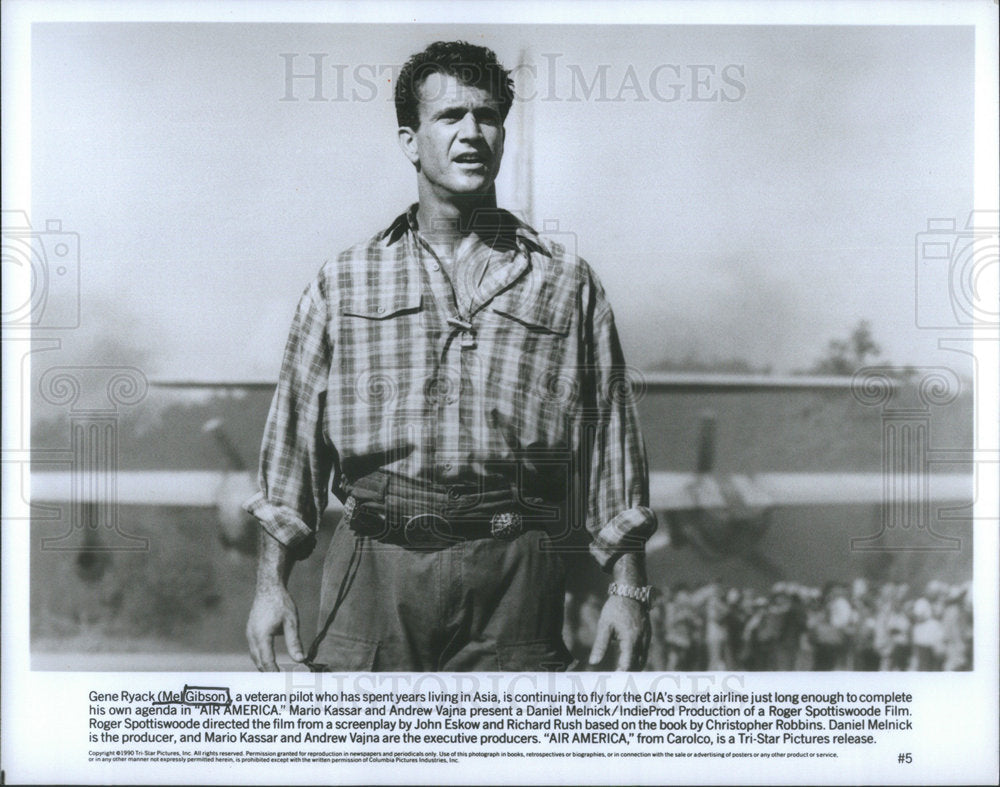 PRESS PHOTO GENE RYACK ACTOR MOVIE AIR AMERICA - Historic Images