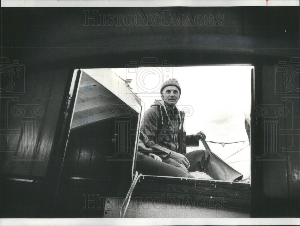 1979 Press Photo Skipper Rene Gieblewicz - Historic Images