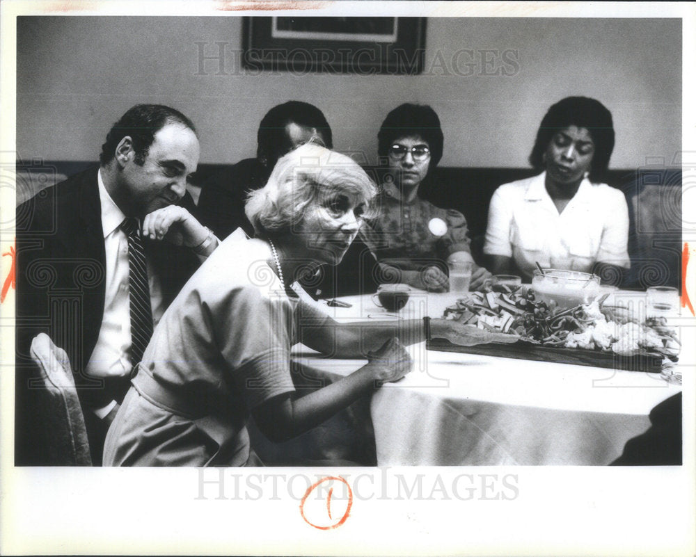 1984 Press Photo Barbara Marx Hubbard Democratic vice presidential nomination - Historic Images