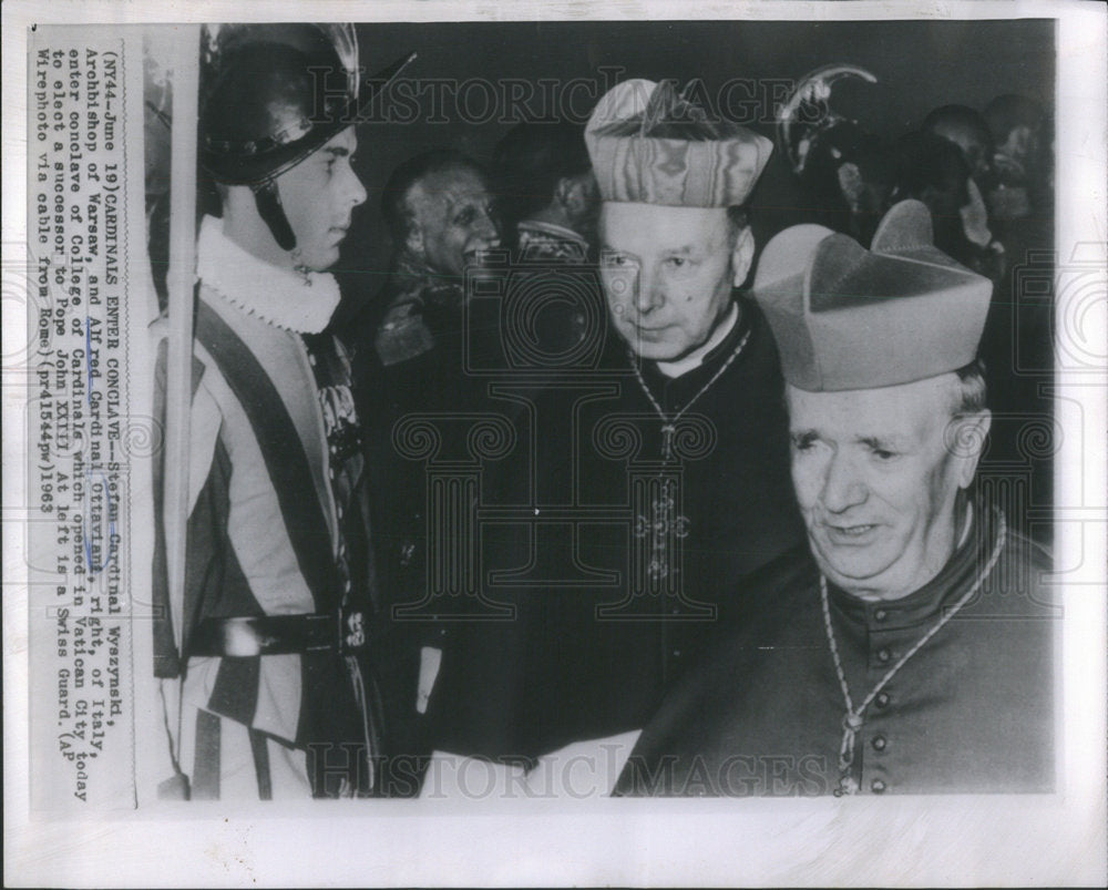 1963 Press Photo Election of successor to Pope John XXIII - Historic Images