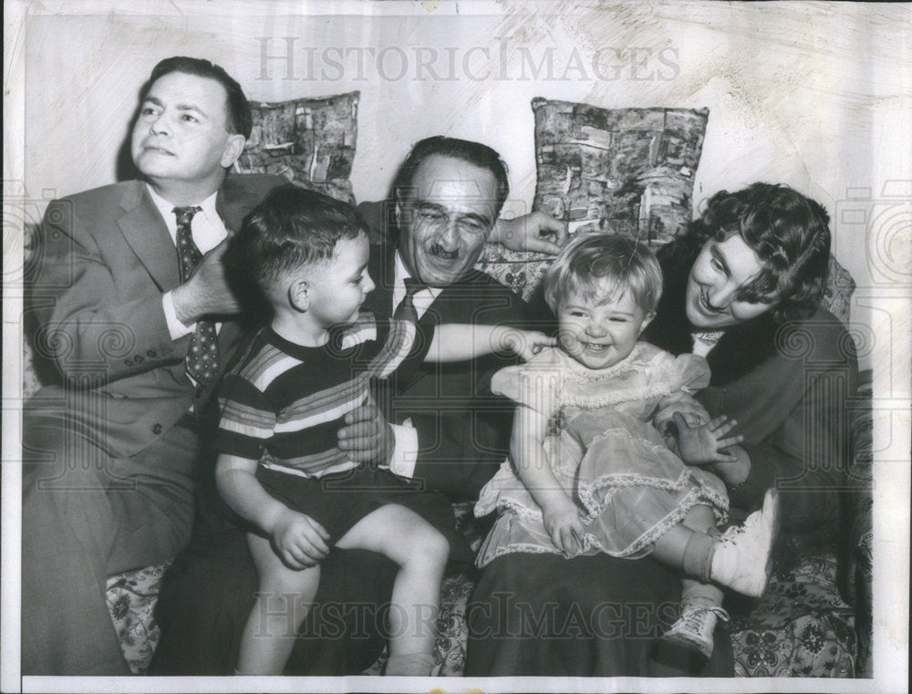 1959 Soviet Deputy Premier Mikoyan Visiting Chicago Family Polowski - Historic Images