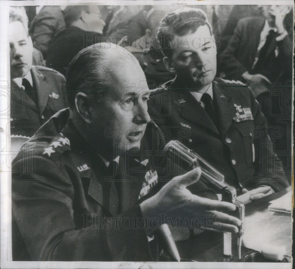 1960 General Power Speaking At Senate Committee Hearing Russia - Historic Images