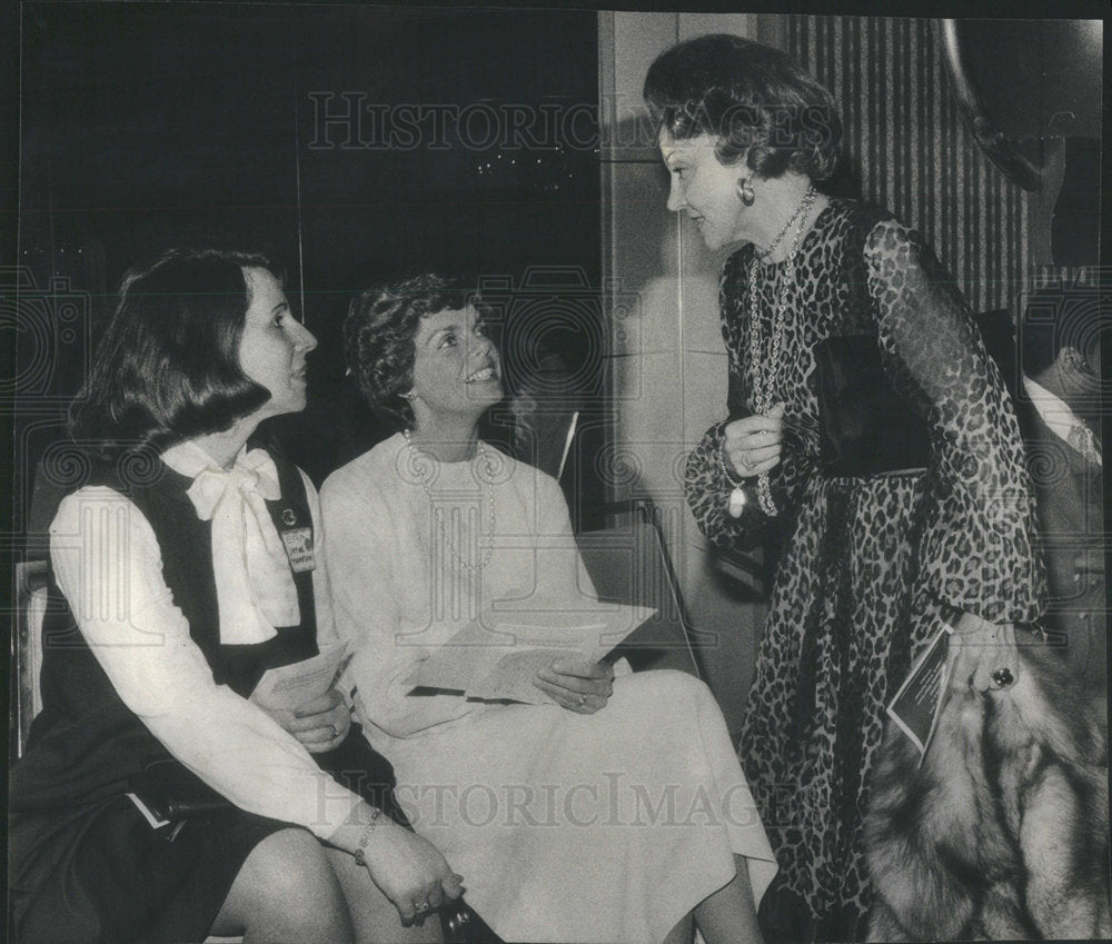 1978 Press Photo Jayne Thomspon, Jill Ruckelshaus and Ann Landers - Historic Images