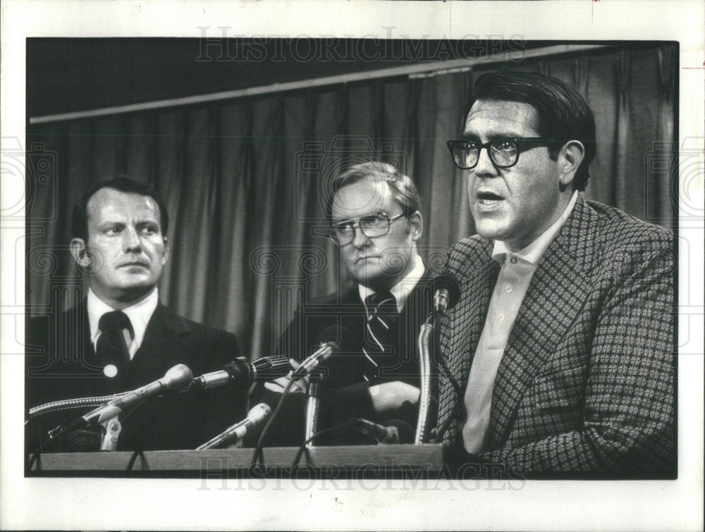 1978 Press Photo Charles Rowe director il dept Of Corrections - Historic Images