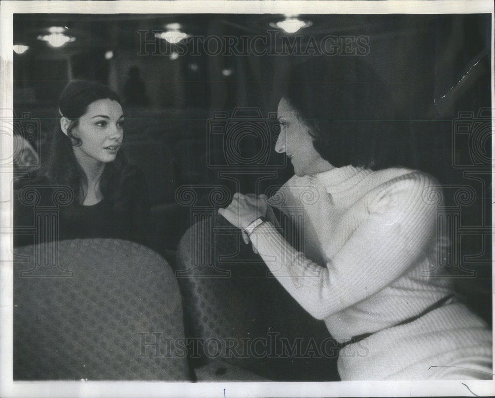 1972 Press Photo Cyma Rubin and Andrea Walters - Historic Images