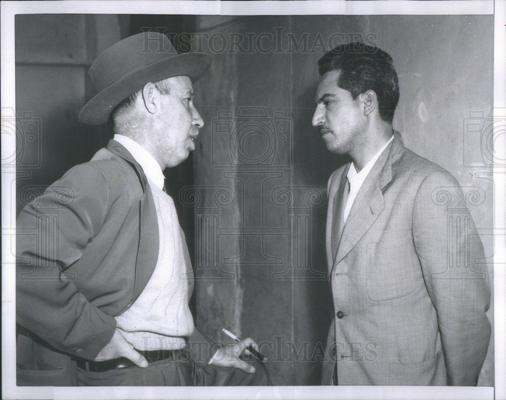 1954 Press Photo Major Jaime Rosenberg Guatemala Secret Service Chief Arbenz - Historic Images