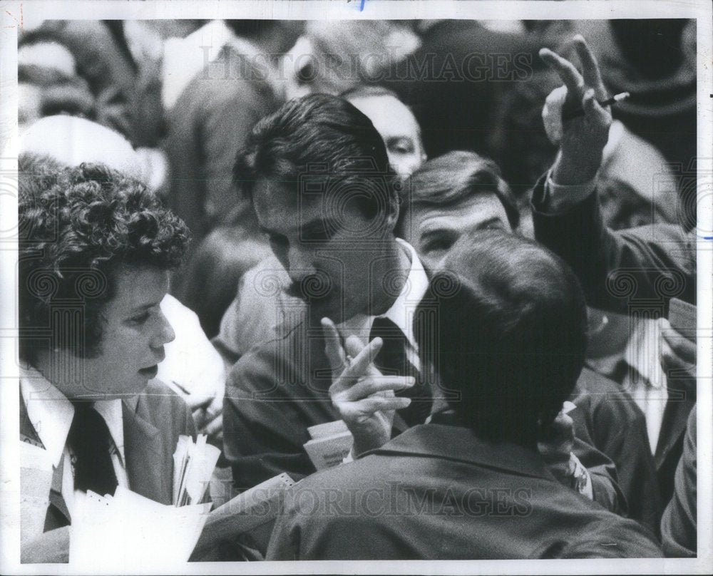 1977 Press Photo Laurence M. Rosenberg Trader And Chairman At MERC - Historic Images