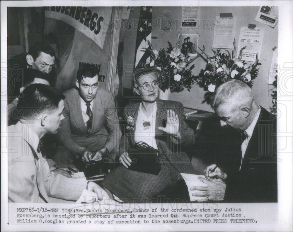 1965 Sophie Rosenberg Mother Spy Julius Rosenberg - Historic Images