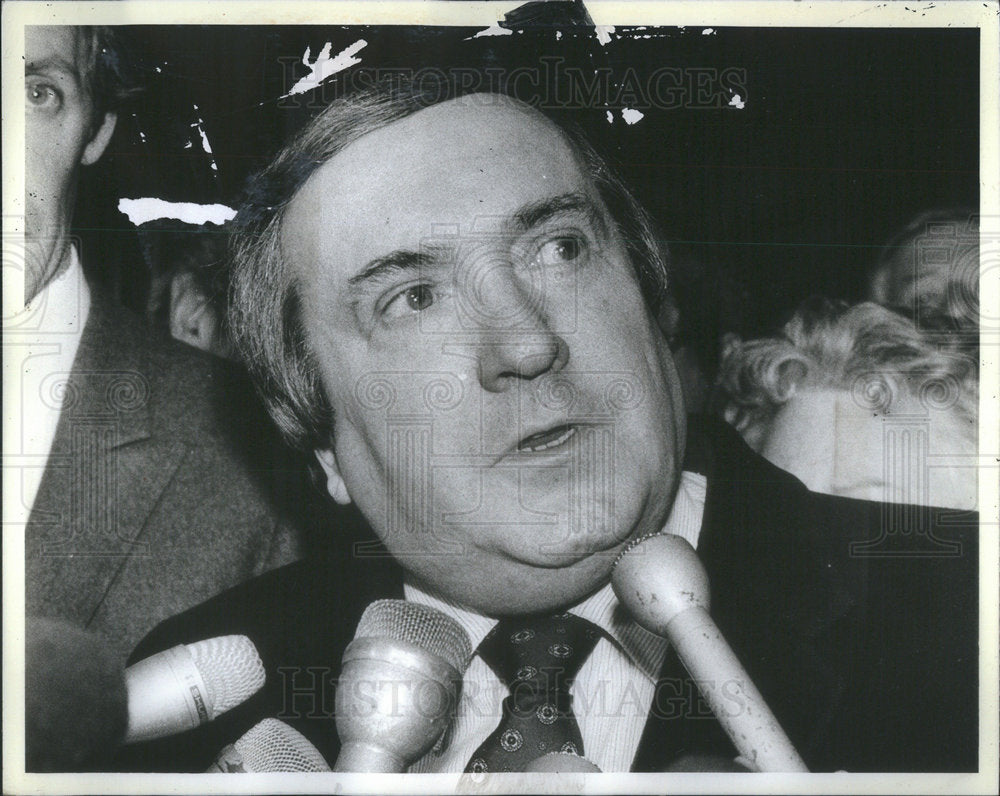 1984 Press Photo Cook County Treasurer Edward Rosewell found not guilty fraud - Historic Images