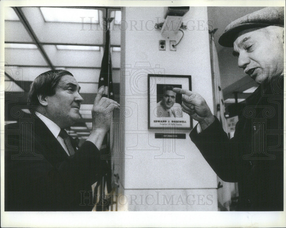 1964 Cook County Treasurer Rosewell Receiving Complaint Taxpayer - Historic Images