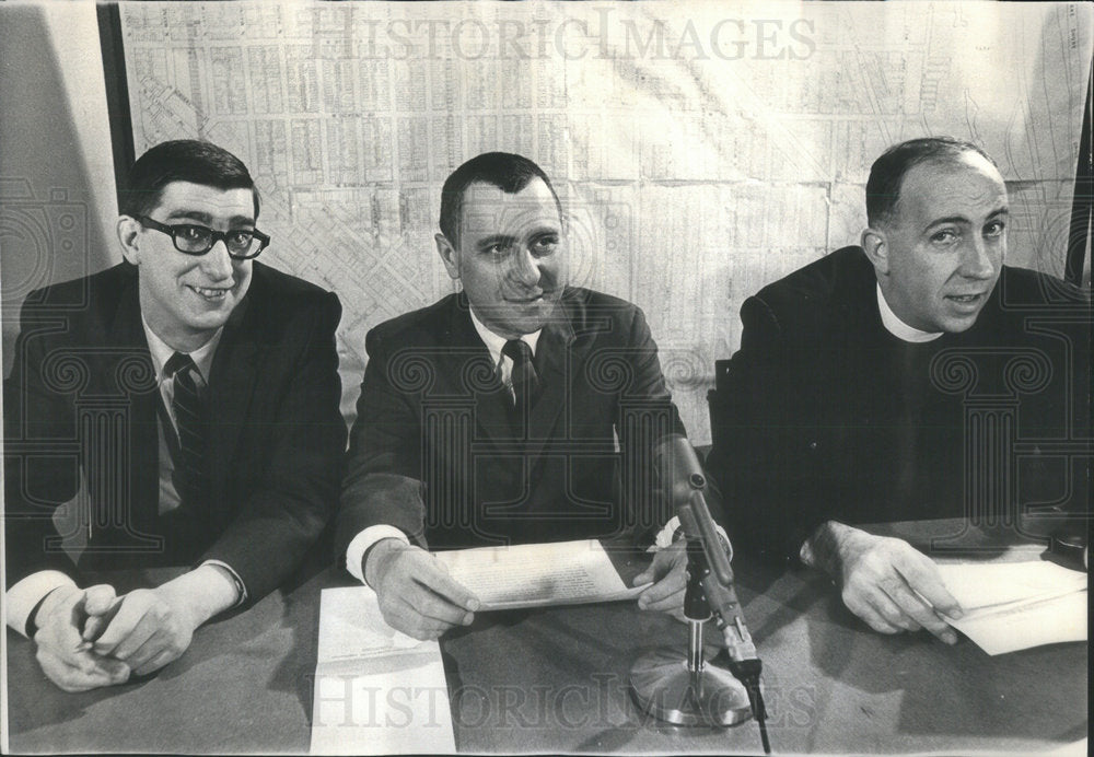 1965 Robert Holding Dr. Martin Rosner Rev. Herbert Davis-Historic Images